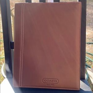 Coach notepad portfolio